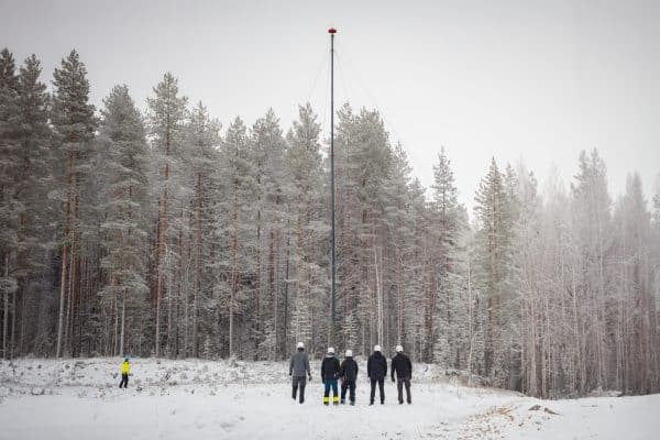 Mastsystem user training in Finland